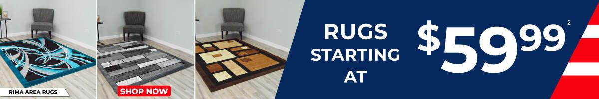 Rugs starting at $59.99. Shop Now.