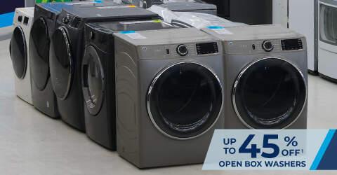 Up to 45% off open box washers