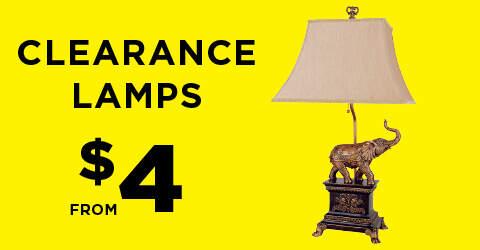 Clearance Lamps from $4