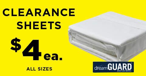 Clearance Sheets $4 ea. All Sizes