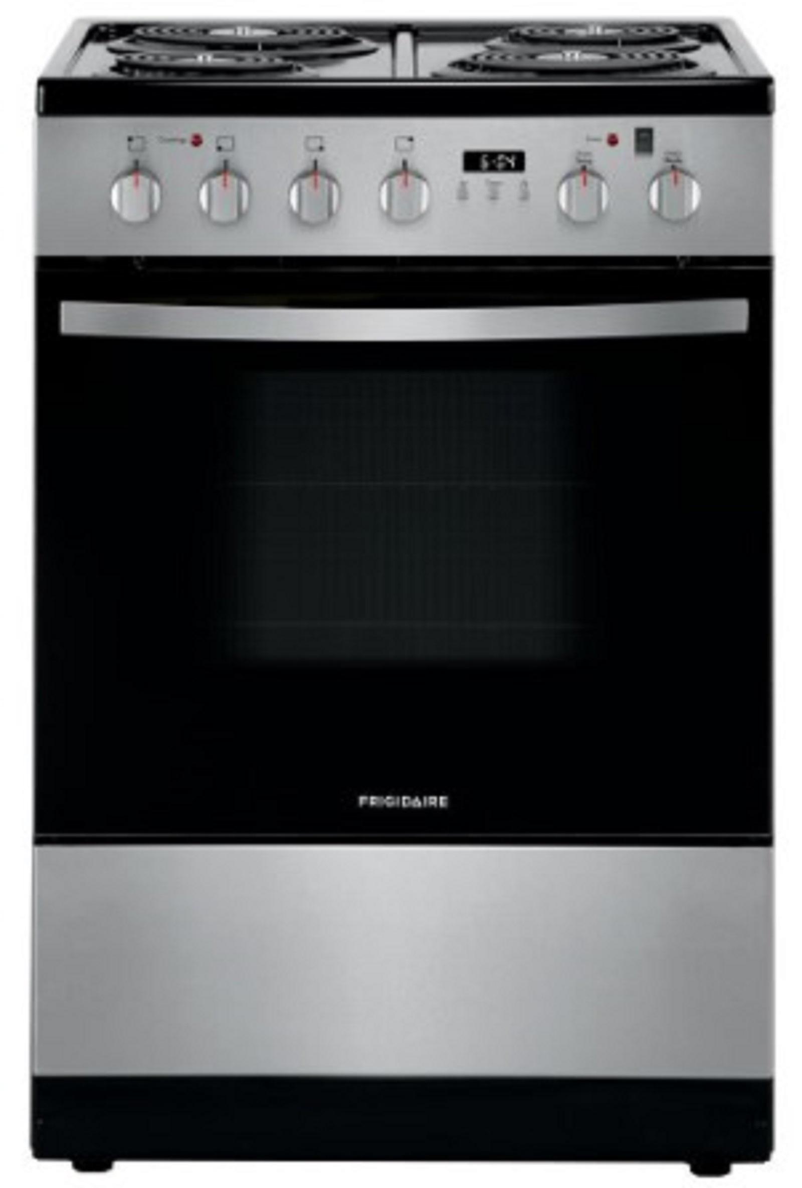 Frigidaire FFEH2422US 24 Freestanding Electric Coil Range ADA – Stainless Steel