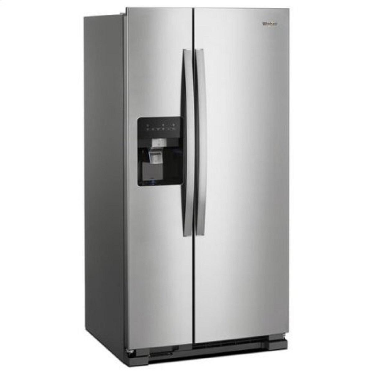 Whirlpool WRS315SDHM 24 Cu. Ft. 36" Side-by-Side Refrigerator in Stainless Steel