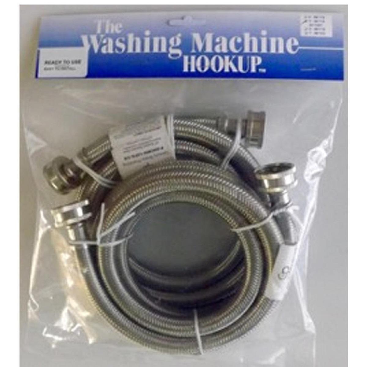 NDA 5 Stainless Steel Washer Fill hose 2 Pk SK119