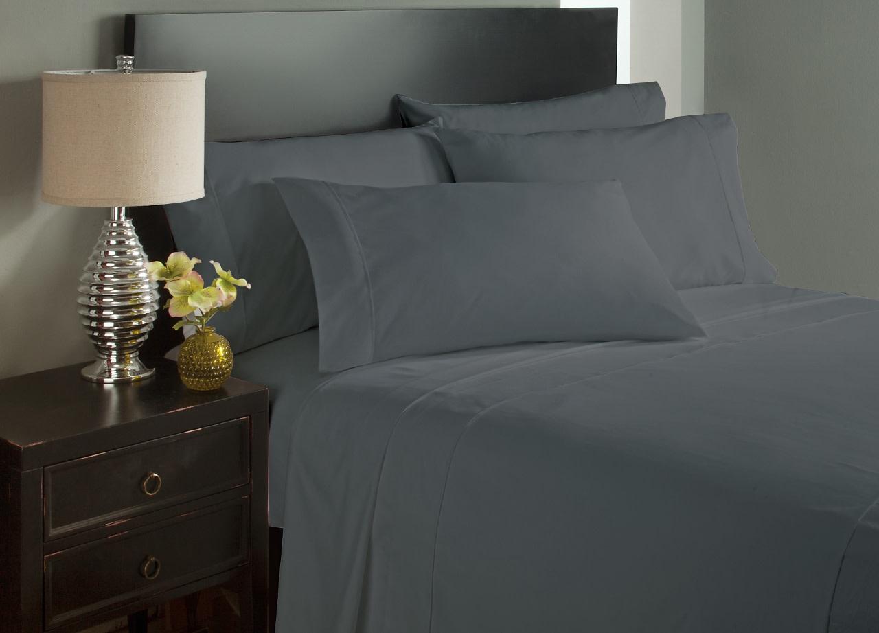 dreamGUARD Microfiber Bed Sheet Set - King, Grey