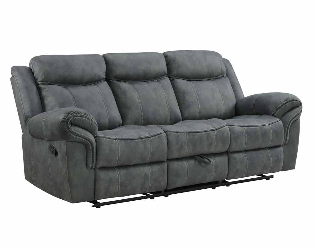 Sorrento Grey Reclining Sofa