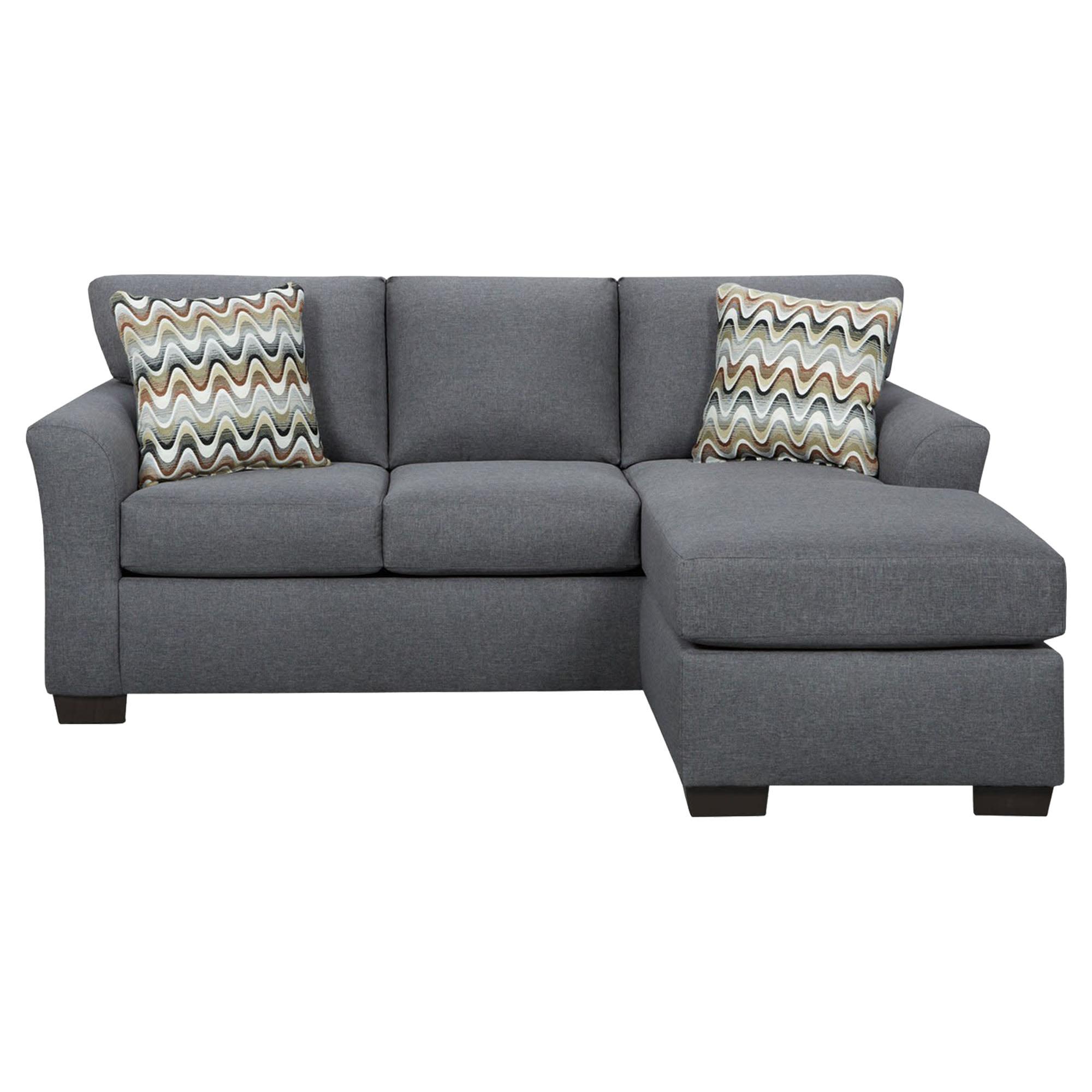 Cosmopolitan Grey 2-Piece Sofa Chaise