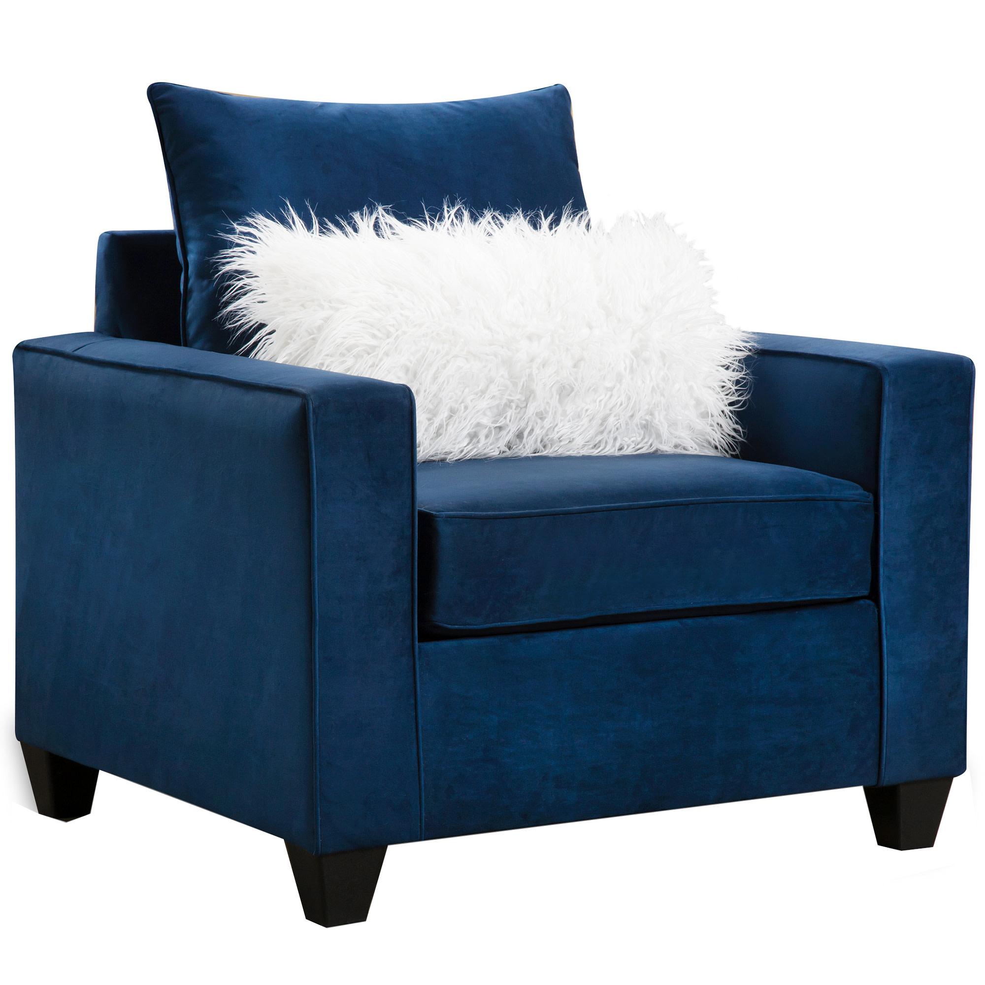 Indigo Blue Accent Chair