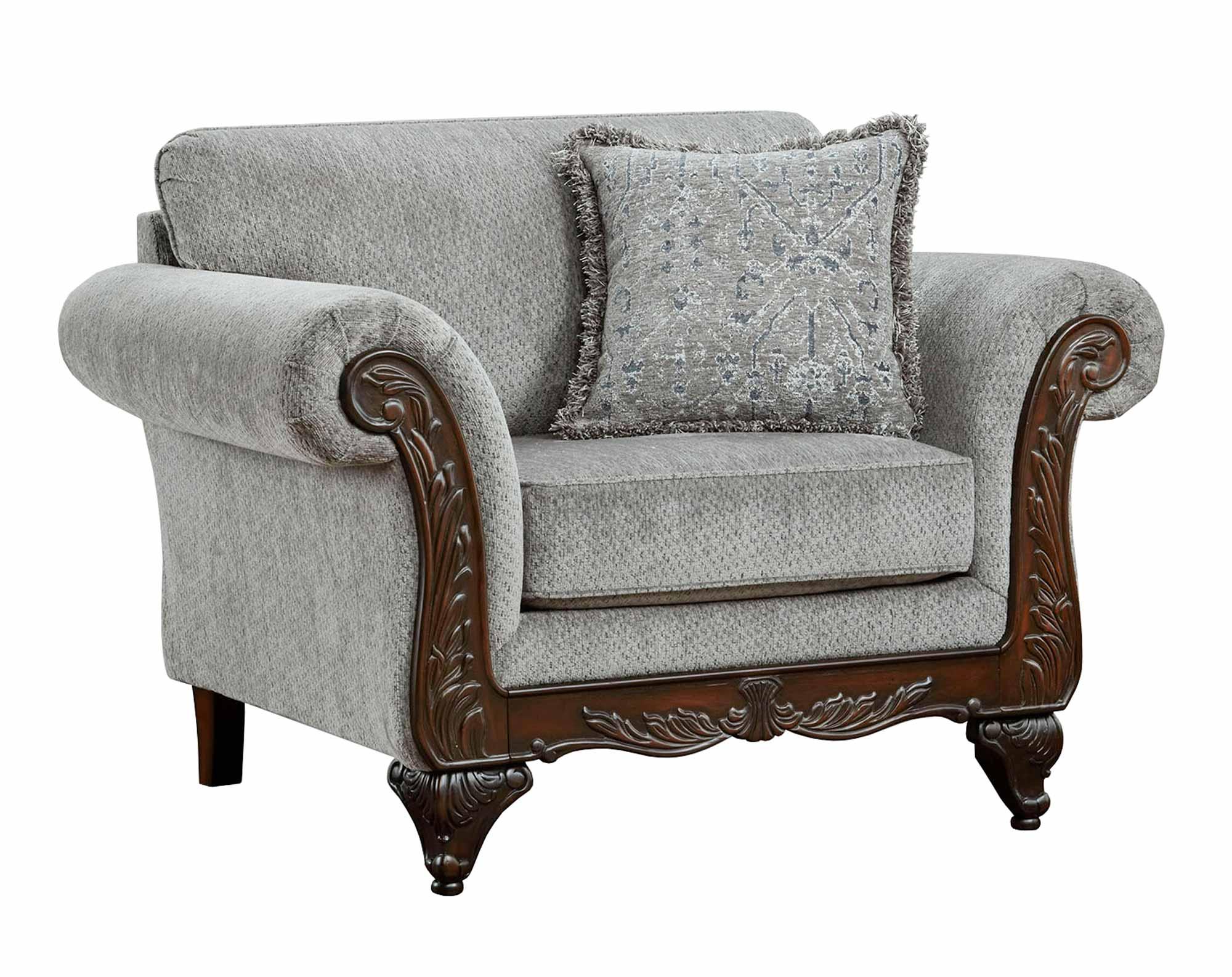 Emma Grey Accent Chair