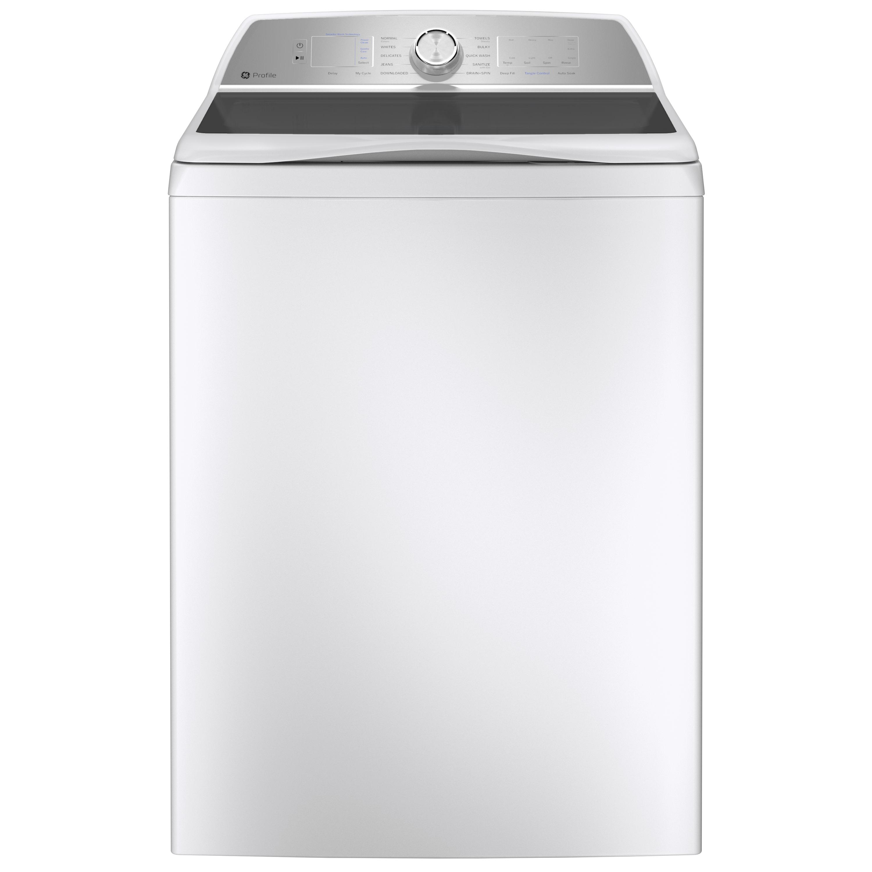 GE Profile PTW605BSRWS 4.9 Cu. Ft. Top Load Washer in White