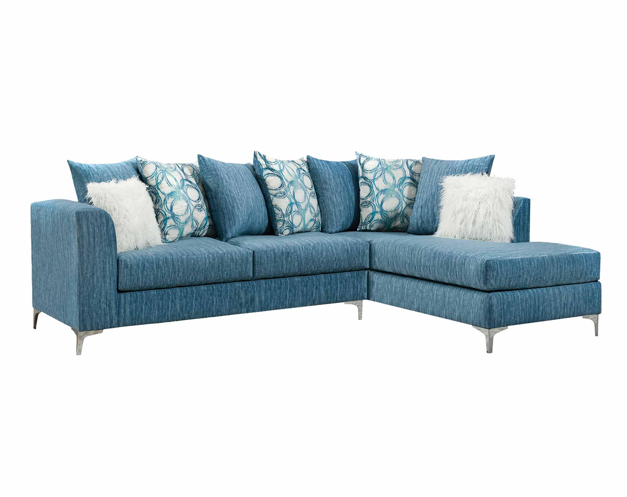Expomaritime Teal Sectional