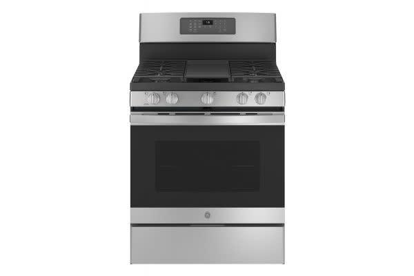 GE JGB735SPSS 30" Free-Standing Gas Convection Range in Stainless Steel