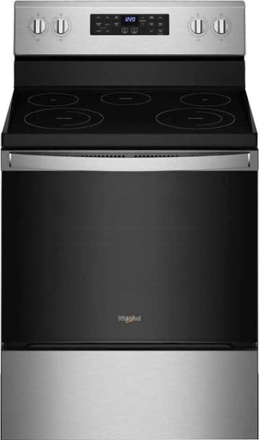 Whirlpool WFE535S0LS 5.3 Cu. Ft. Freestanding Electric Convection Range with Air Fry in Stainless Steel