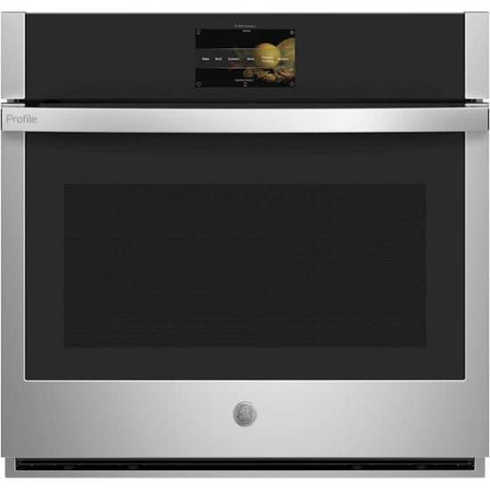 GE Profile PTS9000SNSS 30" Smart Built-In Single Electric Convection Wall Oven with Air Fry & In-Oven Camera