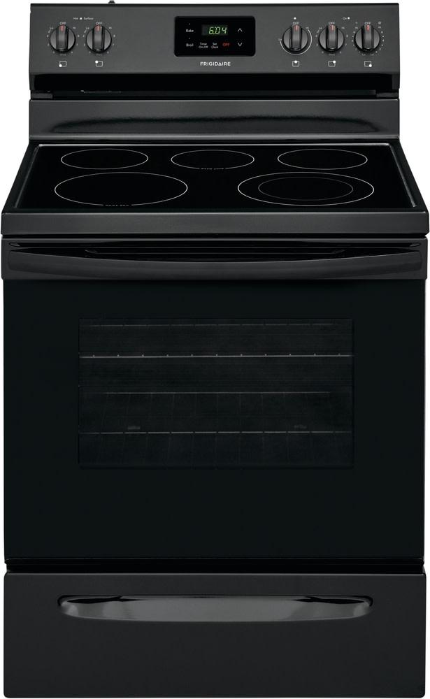 Frigidaire FCRE3052AB 30 Electric Radiant Range with 5 Cooktop Elements – Black