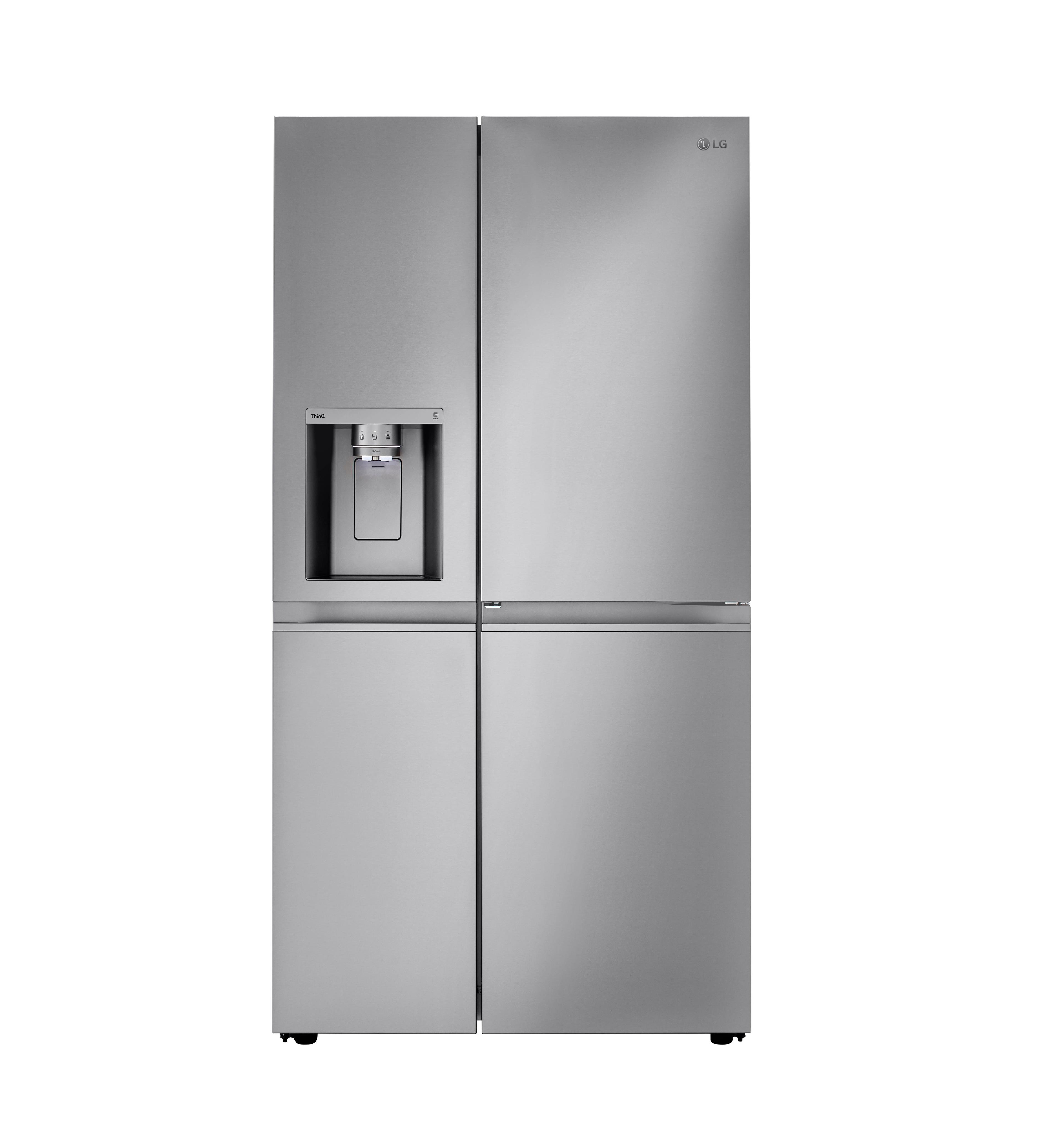 LG LRSDS2706S 27 cu.ft. Side by Side Refrigerator in Fingerprint Resistant Stainless Steel