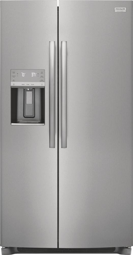 Frigidaire Gallery GRSS2652AF 25.6 Cu. Ft. 36" Standard Depth Side by Side Refrigerator in Stainless Steel