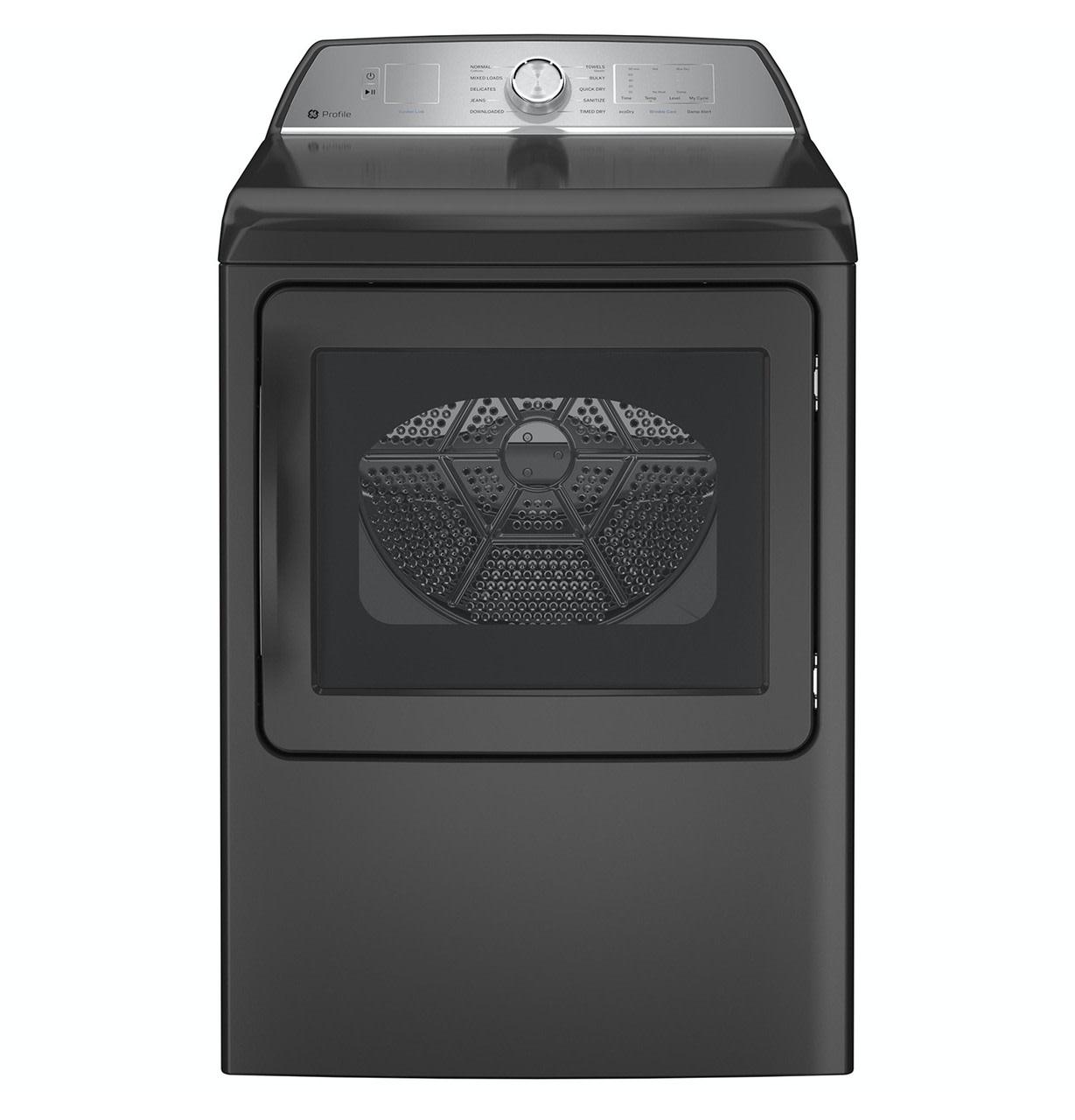 GE Profile PTD60GBPRDG 7.4 cu. ft. Smart Gas Dryer in Diamond Gray
