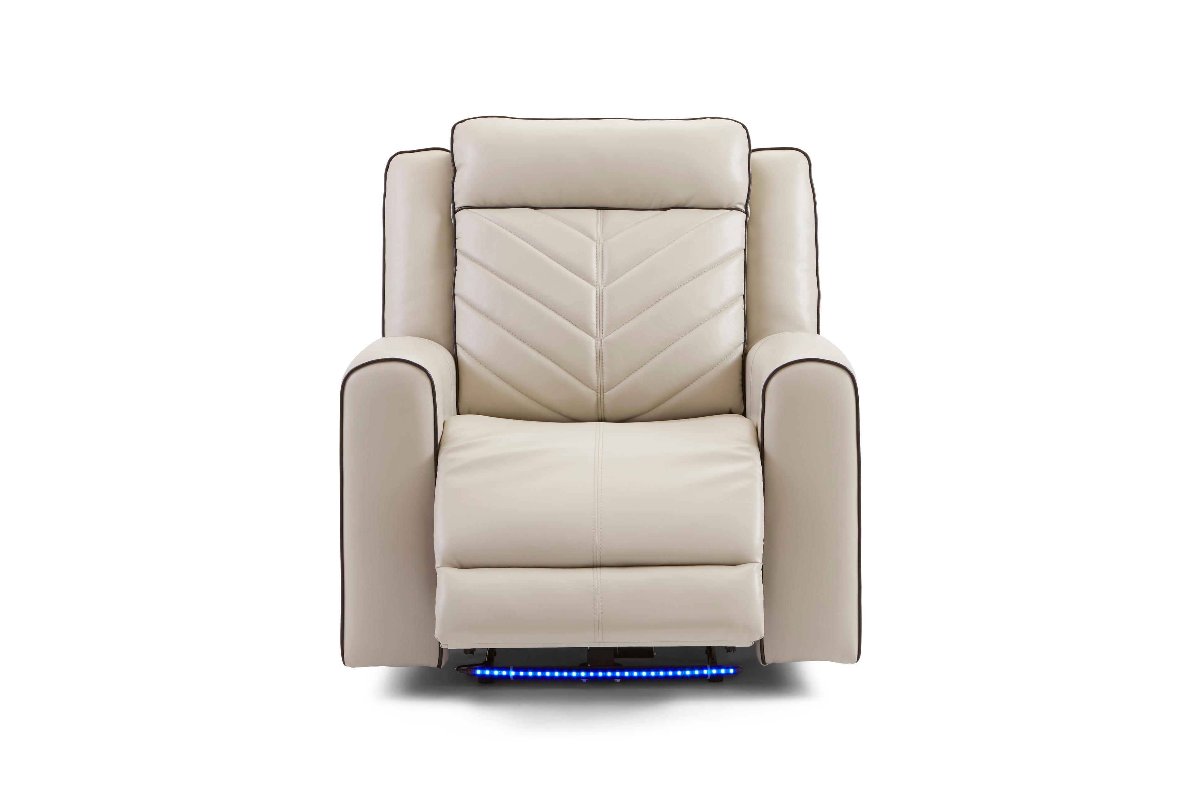 Optima Oyster Recliner With LED