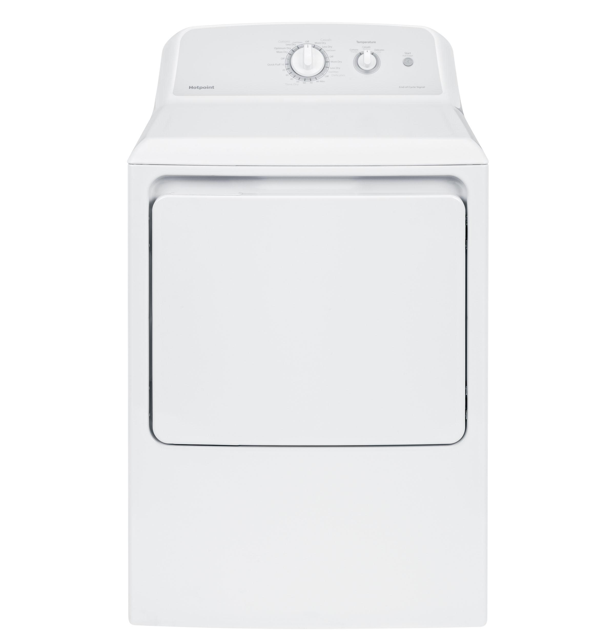 Hotpoint HTX24EASKWS 6.2 cu. ft. Capacity Electric Dryer