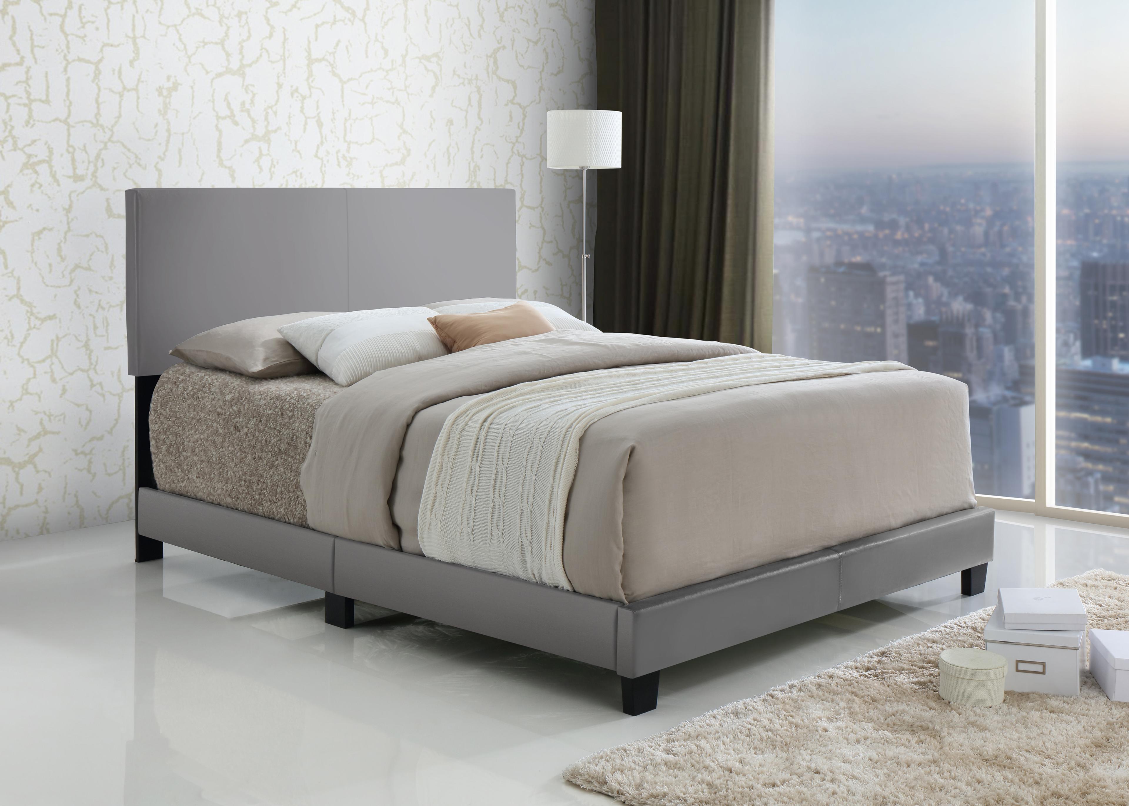 Wade Queen Grey Complete Bed