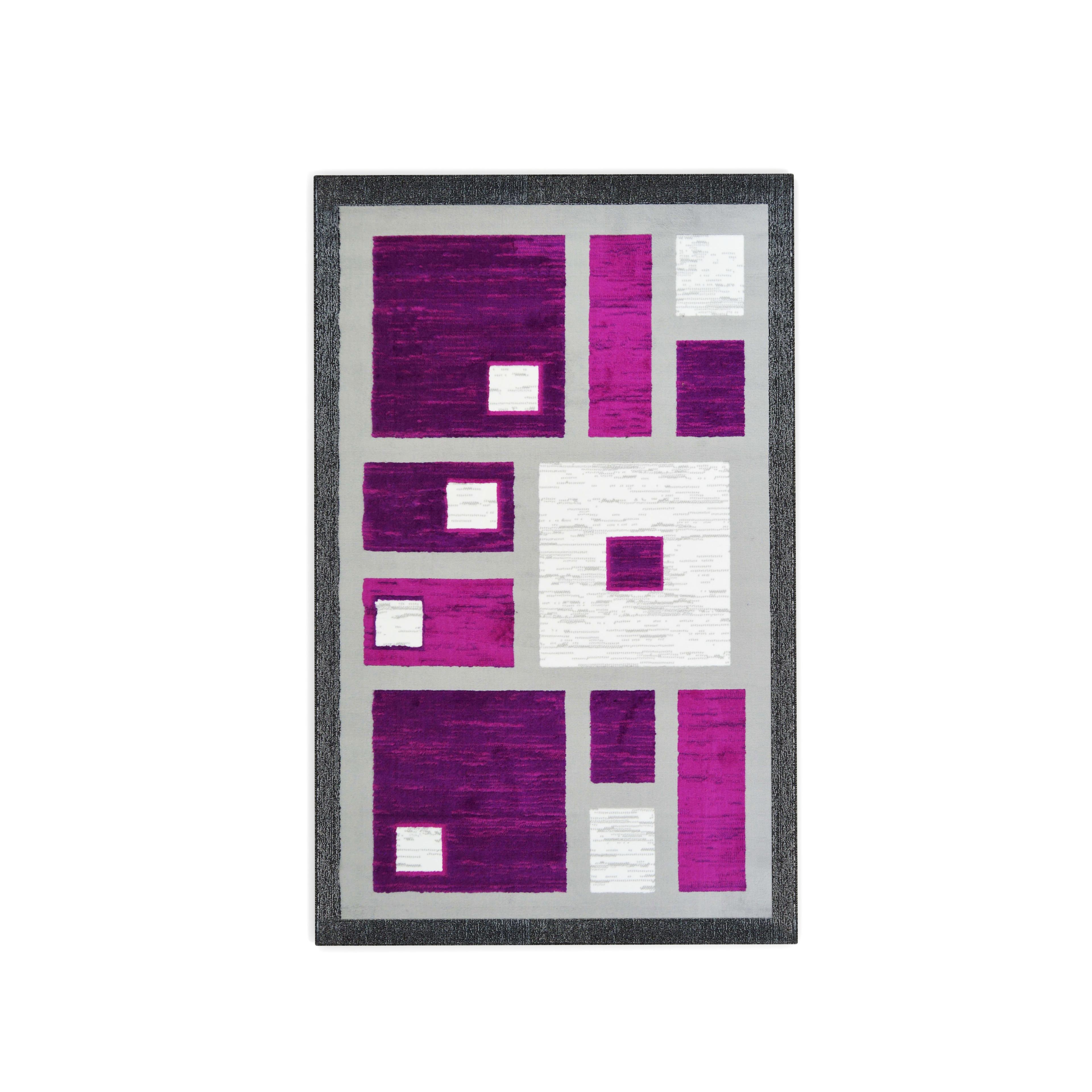 5 x 8 Rima Area Rug - Purple