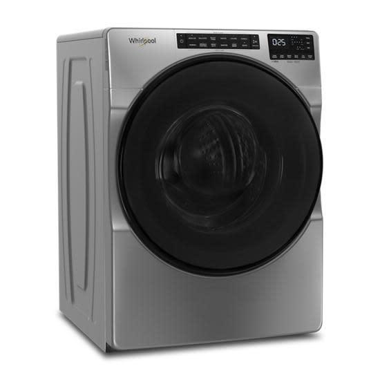 Whirlpool WFW5605MC 27" Front Load Washer in Chrome Shadow