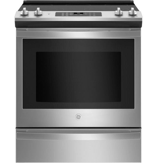GE JS760SPSS 30" Slide-In Electric Convection Range with No Preheat Air Fry