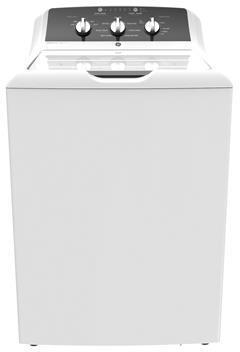 GE 4.2 cu. ft. Capacity Washer with Stainless Steel Basket GTW525ACPWB