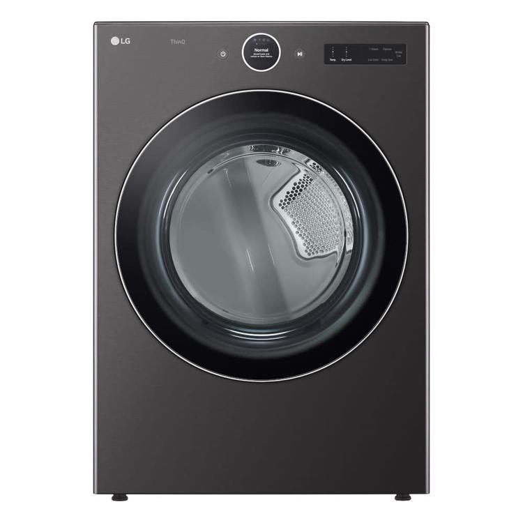 LG DLEX6700B 7.4 cu. ft. Ultra Large Capacity Smart Front Load Electric Dryer in Black Steel
