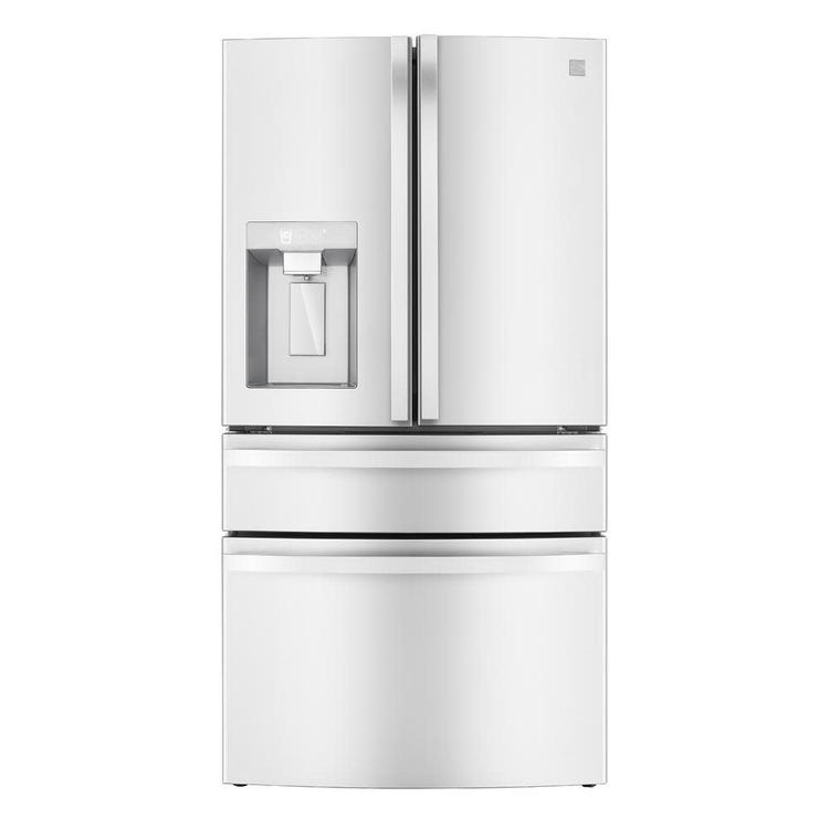 Kenmore Elite 72692 29.5 Cu. Ft. Smart 4-Door French Door Refrigerator in White