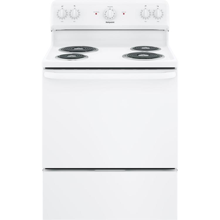 Hotpoint RBS160DMWW 30" Free-Standing Electric Range - White