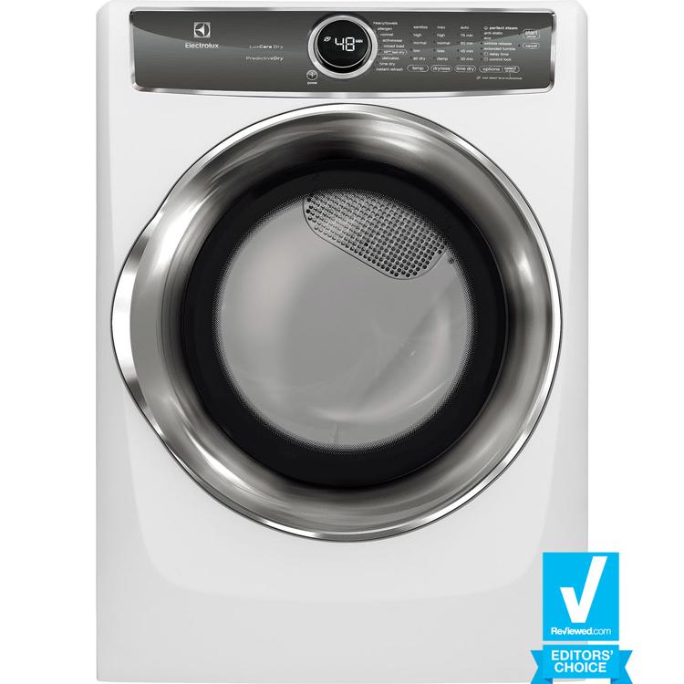 Electrolux EFME627UIW 8.0 Cu. Ft. Front Load Electric Dryer w/ Steam - Island White