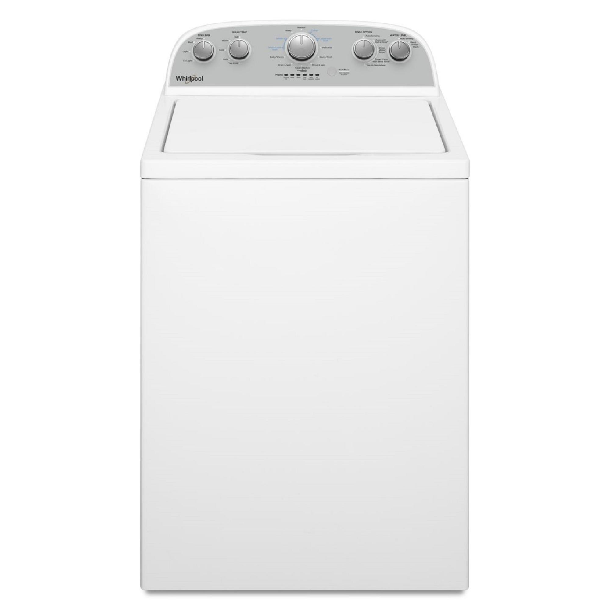 Whirlpool WTW4950HW 3.9 Cu. Ft. Top Loading Washer with Soaking Cycles in White