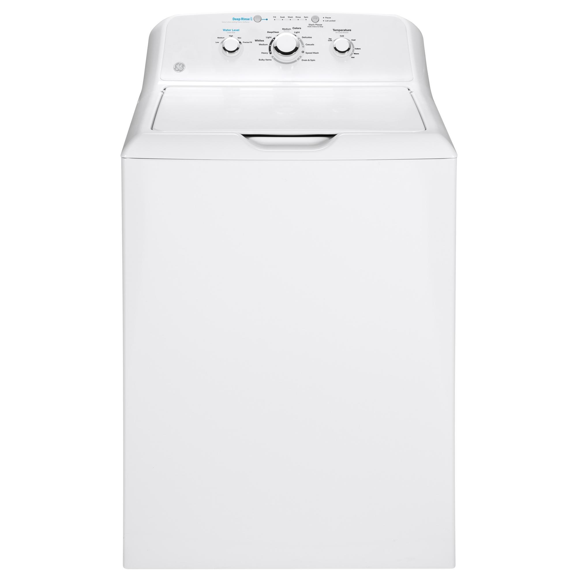 GE GTW335ASNWW 4.2 cu. ft. Washer with Stainless Steel Basket - White