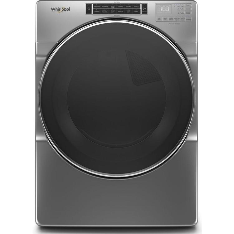 Whirlpool WED8620HC 27" 7.4 Cu. Ft. Front Load Electric Dryer in Chrome Shadow