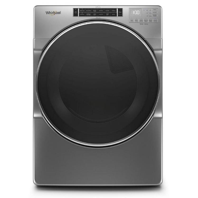 Whirlpool WGD8620HC 27" 7.4 Cu. Ft. Front Gas Load Dryer in Chrome Shadow