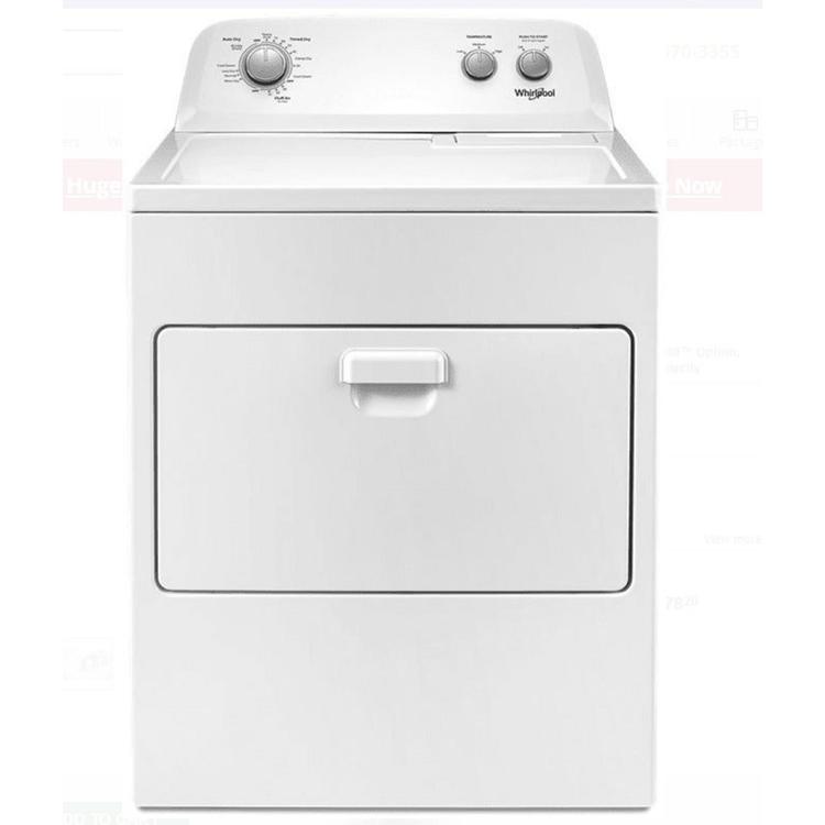 Whirlpool WED4850HW 7.0 cu. ft. High Efficiency Electric Dryer in White