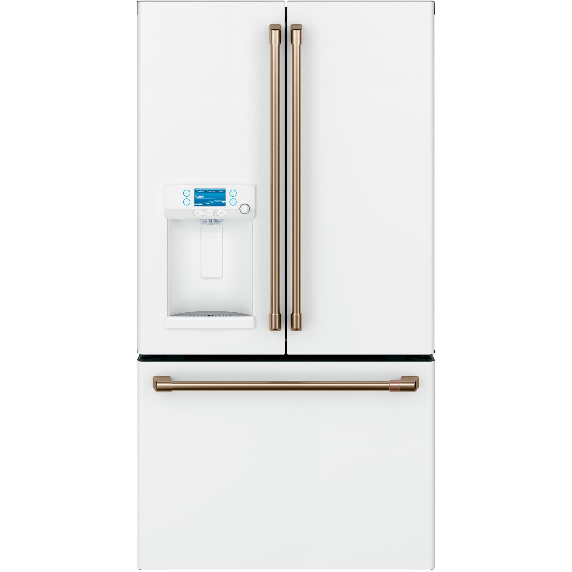 Cafe Café CYE22TP4MW2 22.2 cu. ft. Counter-Depth French Door Refrigerator in Matte White