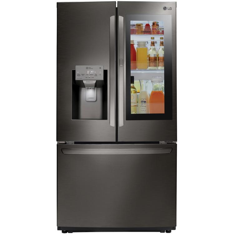 LG LFXC22596D 21.9 cu. ft. Smart Door-in-Door Refrigerator w/ InstaView in Black Stainless Steel