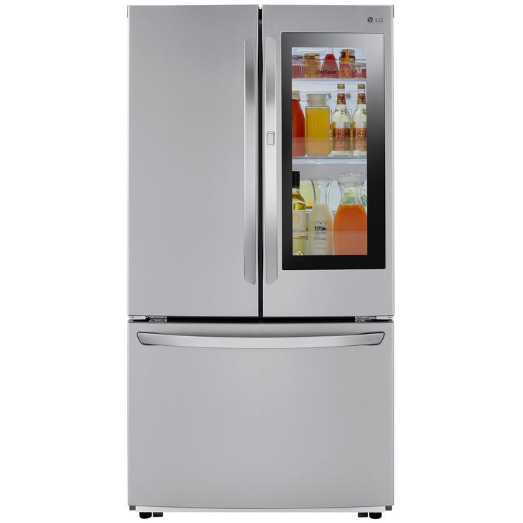 LG LFCS27596S 27.0 cu. ft. French Door InstaView  Door-in-Door® Refrigerator – PrintProof  Stainles