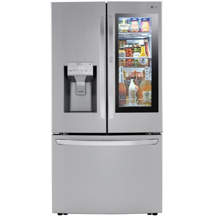 LG LRFVS3006S 29.7 Cu. Ft. Smart Wi-Fi Enabled InstaView  w/ Craft Ice  Door-in-Door® Refrigerator – PrintProof  Stainless Steel