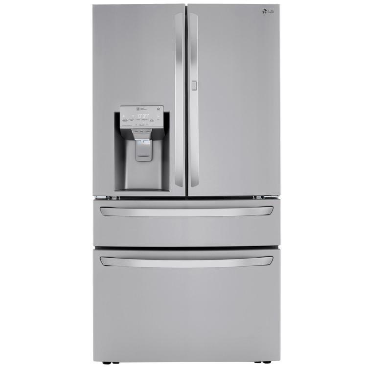 LG LRMDS3006S 29.5 Cu. Ft. Super-Capacity 4-Door Refrigerator w/ Door-in-Door® & Craft Ice  – Stainless Steel
