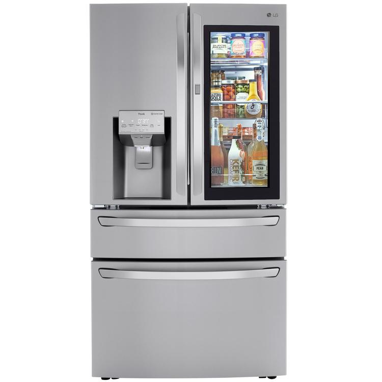 LG® LRMVS3006S 30 cu. ft. Smart wi-fi Enabled InstaView  Door-in-Door® Refrigerator with Craft Ice  Maker